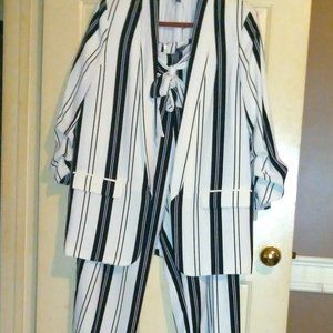 2 piece pant set  Pants are cropped pants. Pants - 16 and Jacket - XL